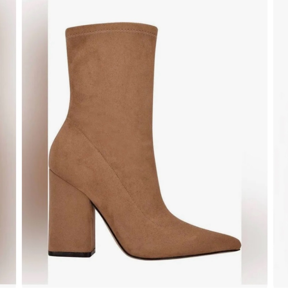 Marc Fisher LTD Suede Larry Pointed Toe Boots - Picture 2 of 8